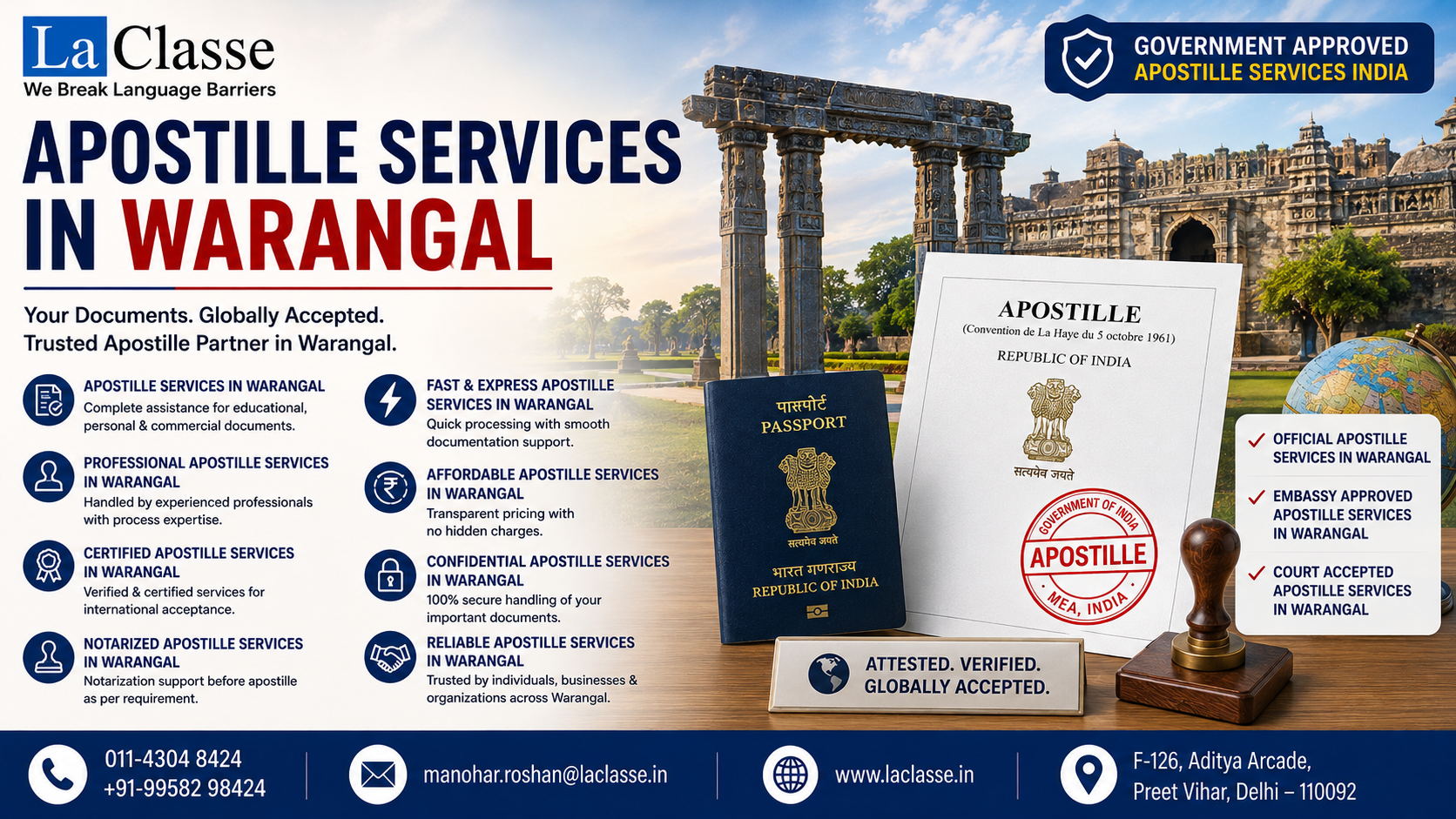 Apostille Services in Warangal: Complete Document Guide